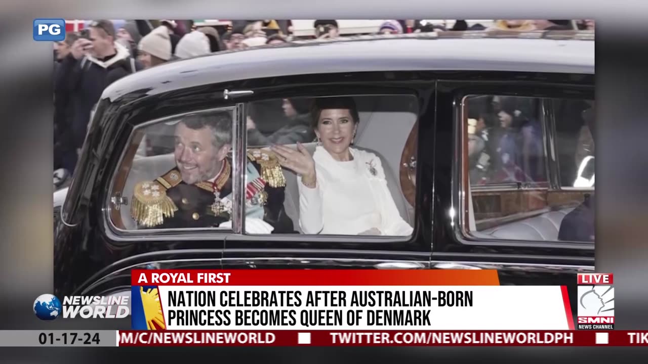 Australia cheers as its princess becomes Denmark's queen