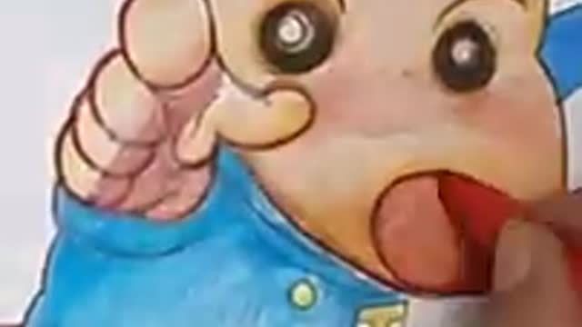 How to draw and colour shinchan #drawing #shinchan #tutorial