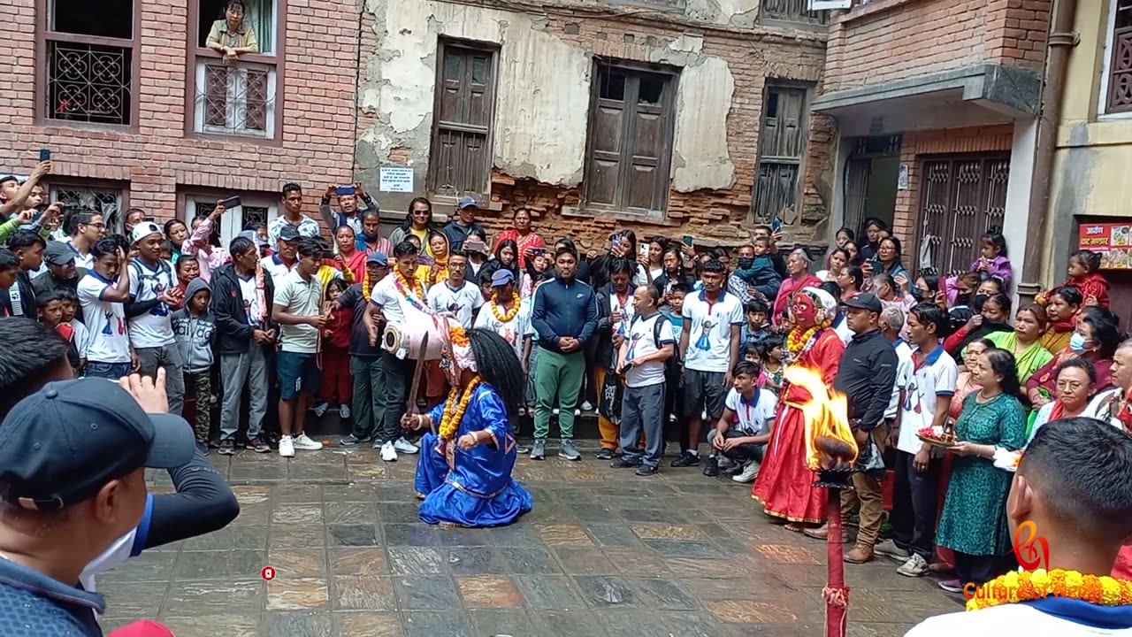 Sawa Bhakku Dance, Nanicha Ya, Yenya (Indra Jatra), Basantapur, 2080, Day 7
