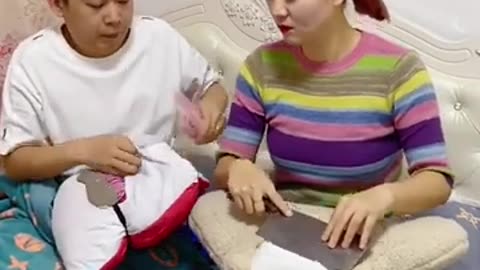 Funny video of husband and wife