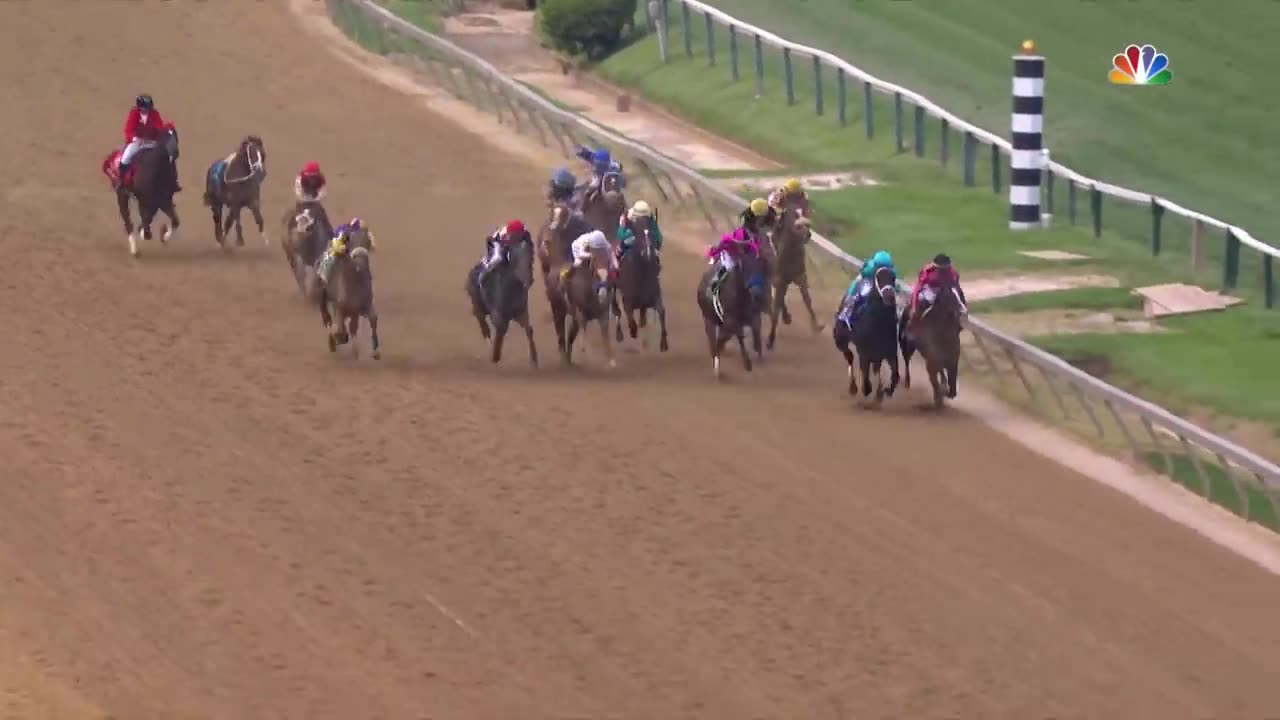 Preakness stakes 2019(FULL RACE), jockey john Velazquez thrown from horse | NBC sports