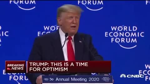 President Trump’s WEF Speech Right Before The Pandemic Began
