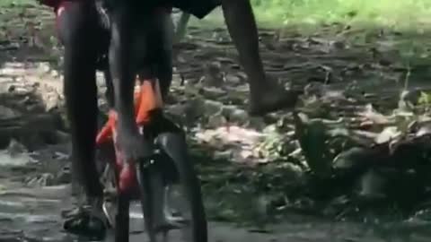 crazy cyclist