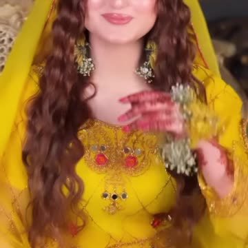 mehndi bridal look