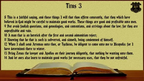 (56) - Titus (KJV) Dramatized With Words