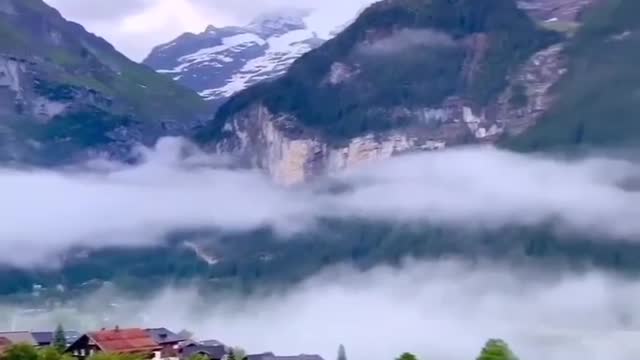 Awesome view of Grindelwald from the amazing