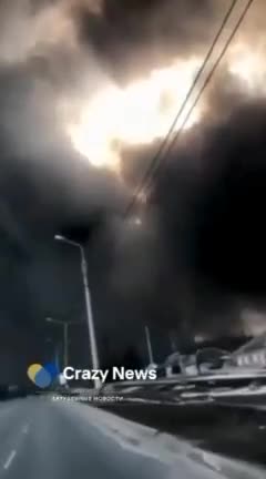 Kharkov. Burning Barabashevsky market