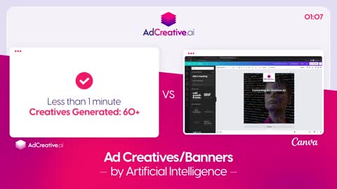 Better than Canva | #Adcreative.ai vs #Canva #creatives #marketing #adcreative