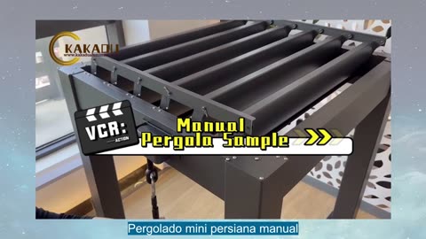 Best Mini manual louver pergola Factory Price -