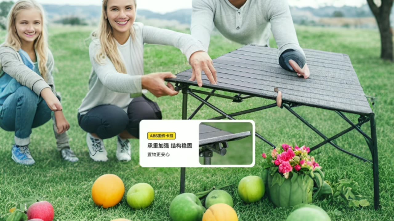 Portable Camping Table with Four Folding Chairs https://s.click.aliexpress.com/e/_EIw6Oc9