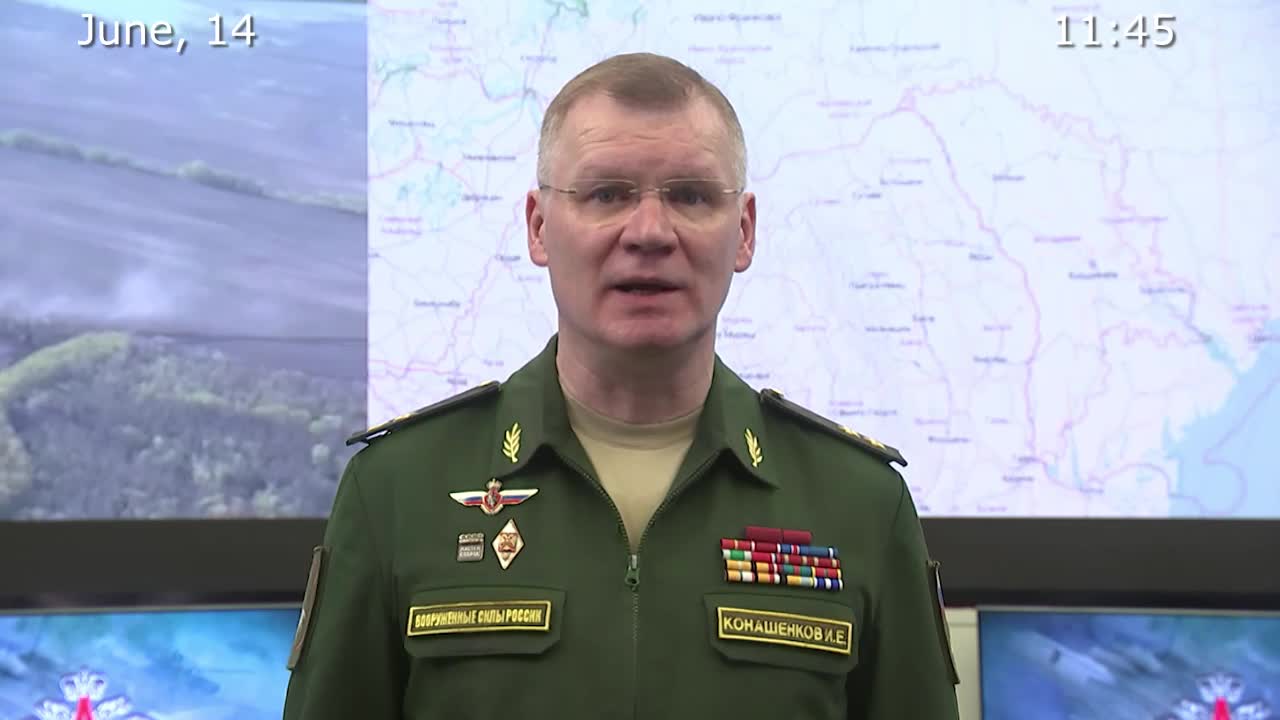 Briefing by Russian Defence Ministry, (June 14, 2022)