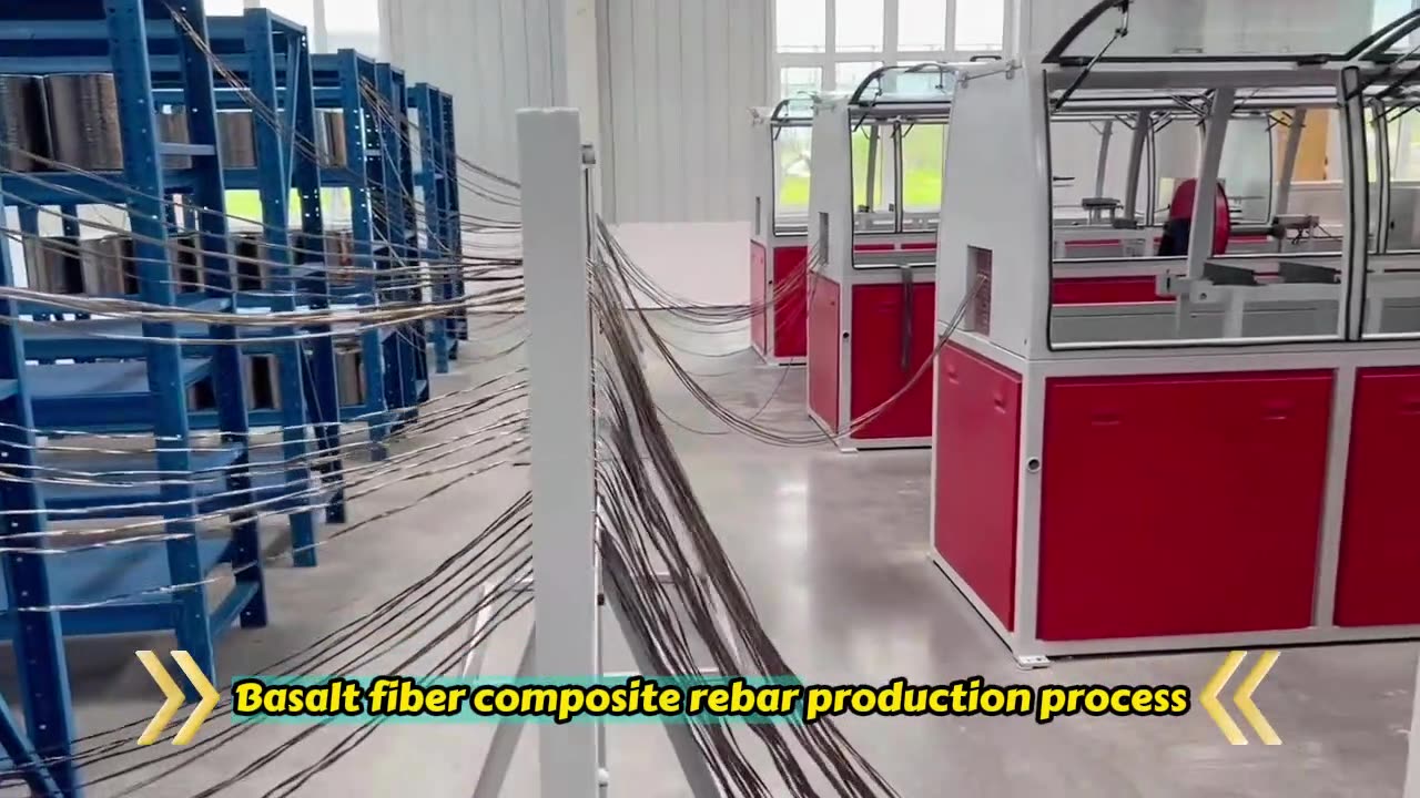 Basalt fiber composite rebar production process