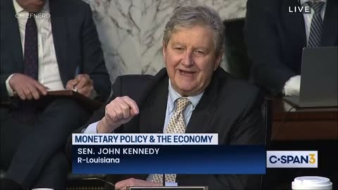 Sen. Kennedy Brigs The Historical Data, Runs Circles Around Fed Chair Jerome Powell