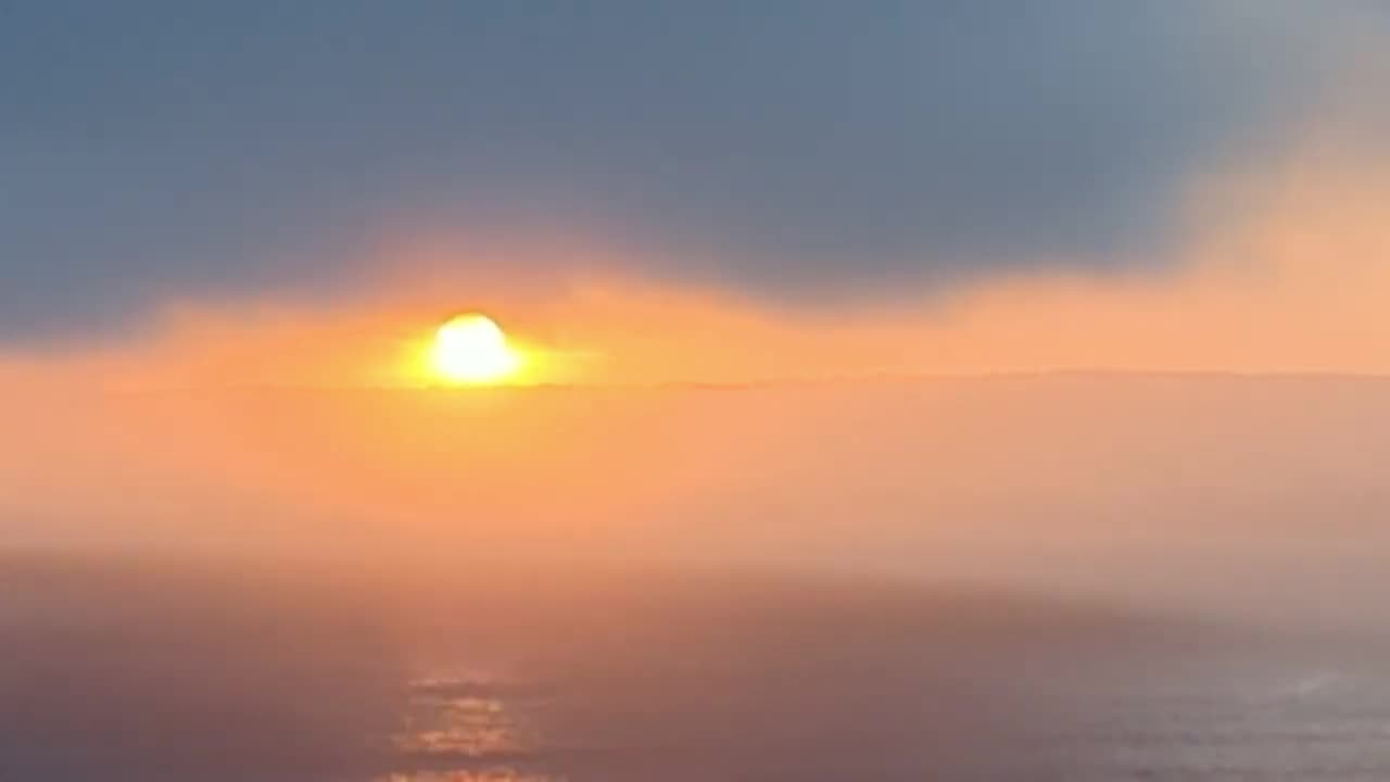 Beautiful Sun and Fog