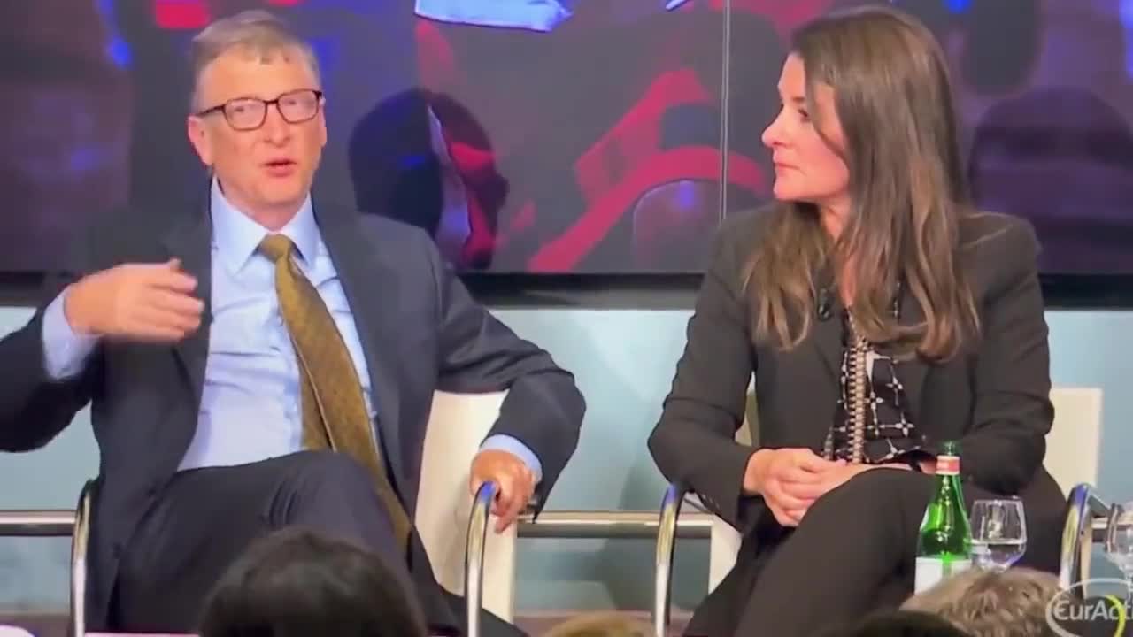 BILL GATES: "We take things that are genetically modified organisms and inject them into the arms