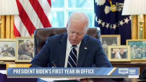 Looking back at president Biden's first year in office