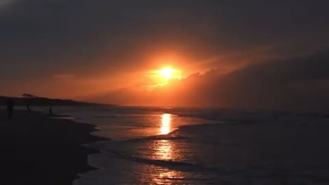 The sun in the clouds