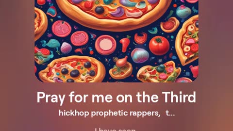 Pray for me on the Third