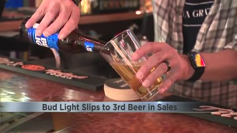 Bud Light Slips to Third Place