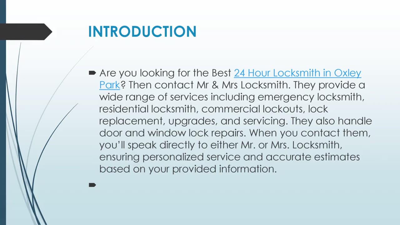 Get The Best 24 Hour Locksmith in Oxley Park.