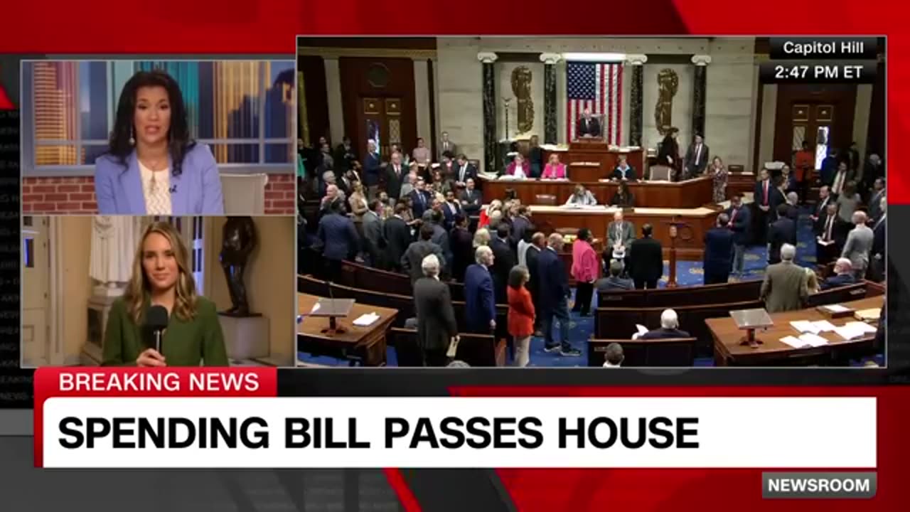 See moment House passes short