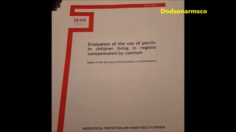 Pectin for mitigation of certain radiation effects IRSN Study. WW3, SHTF, Nuclear War, Radiation