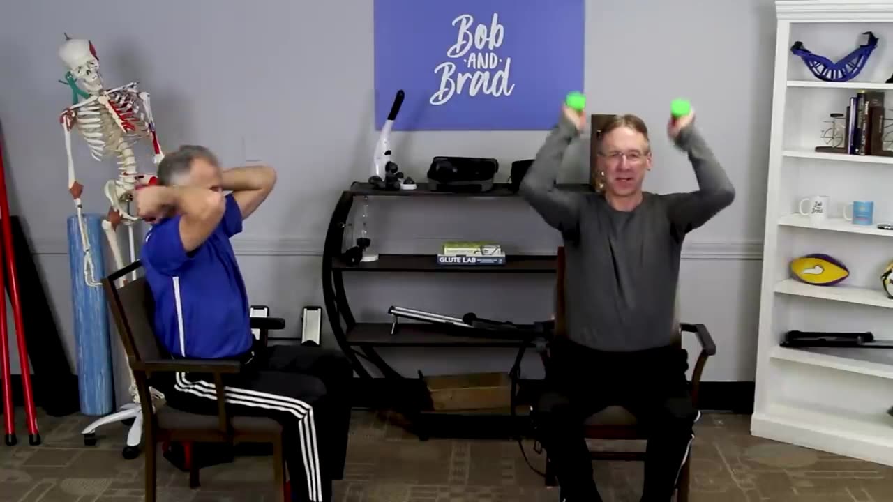 10 Minute Seated Exercises for Seniors, Elderly, & Older People