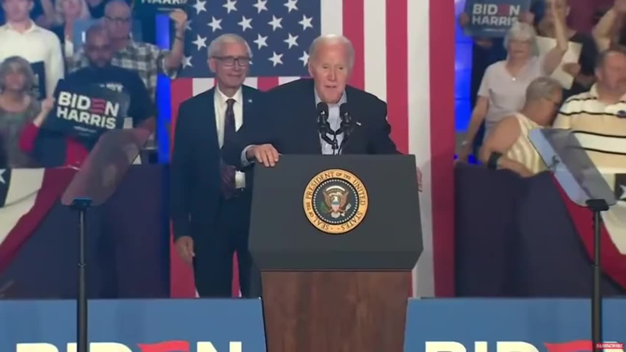 Biden Is Absolutely Incoherent As He Ends Wisconsin Speech