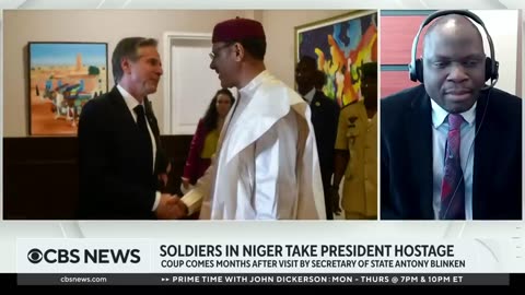 Soldiers in Niger announce coup as guards take president hostage