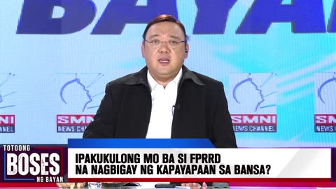 Ipakukulong mo ba si FPRRD na nagbigay ng kapayapaan sa bansa?