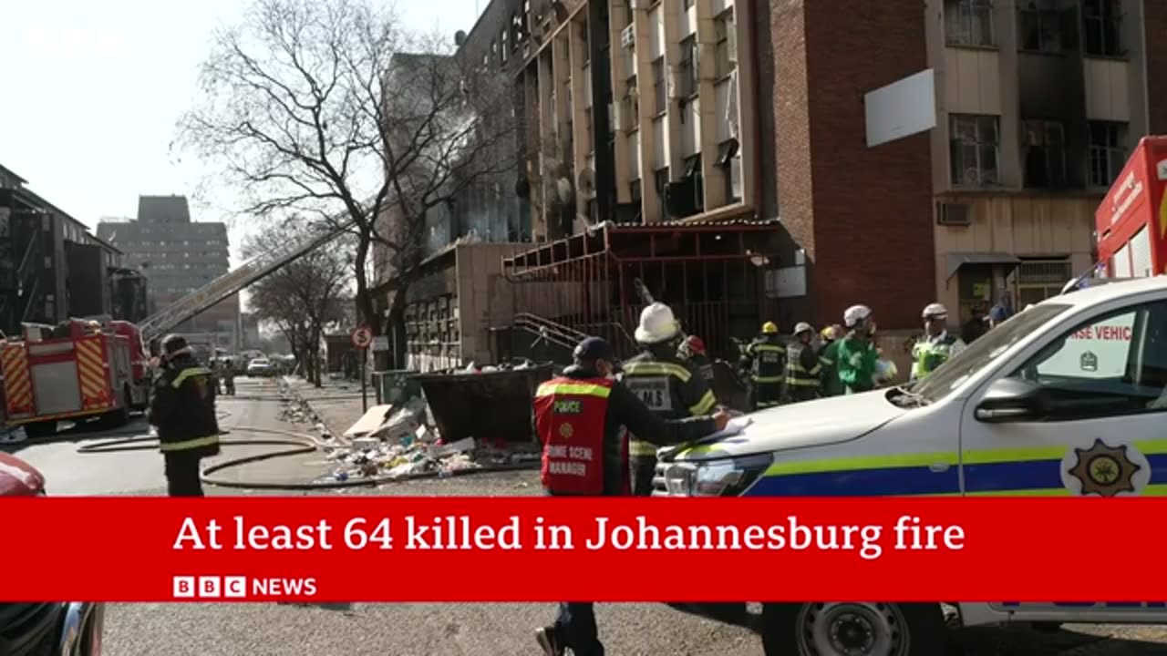 Johannesburg fire more than 60 death after Duilding blaze