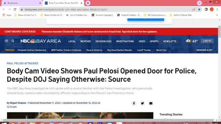 Chaos News Special Paul Pelosi Body Cam Footage Edition