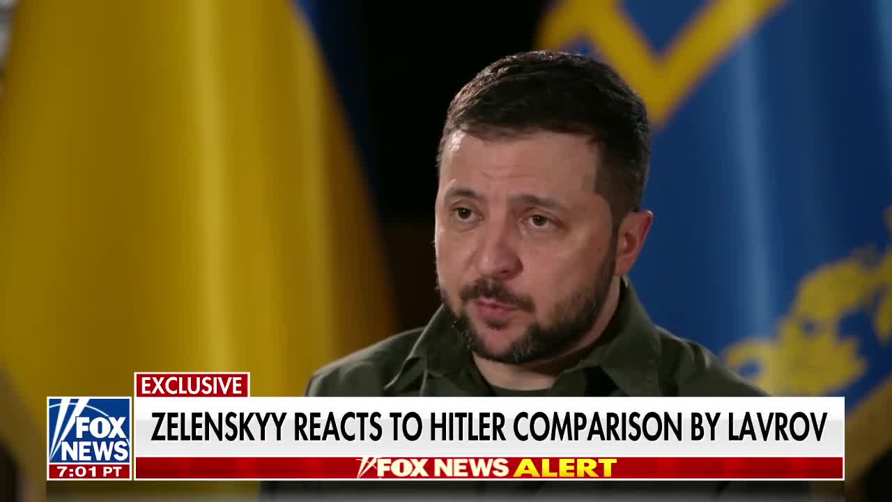 Neo-Nazi Zelensky reacts to Russia comparing him to Hitler!