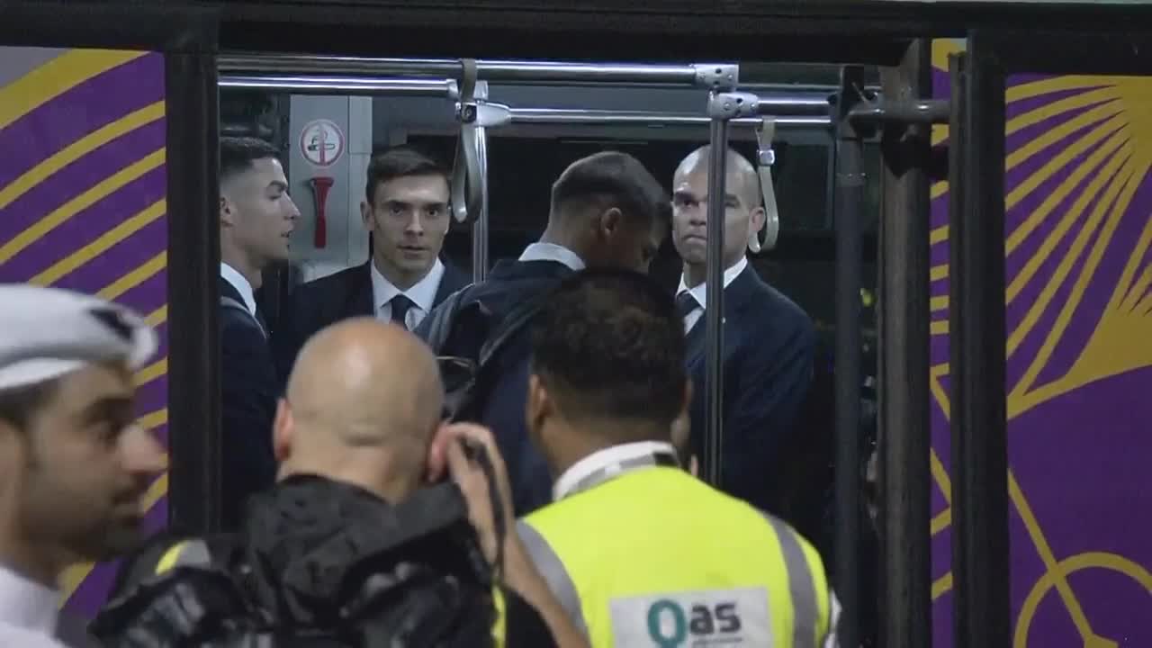 Cristiano Ronaldo and Portugal arrive in Qatar ahead of the 2022 FIFA World Cup｜Bruno Fernandes｜Pepe