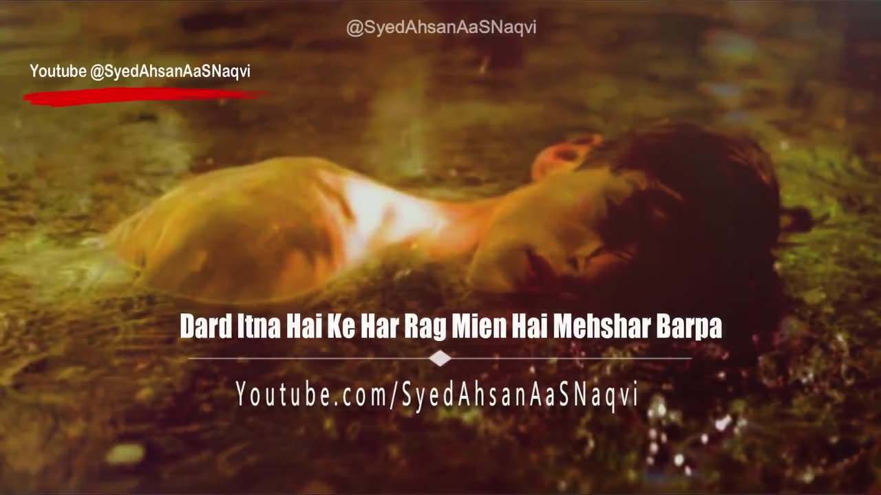 Dard Itna Hai Ke Har Rag Mien Hai Mehshar Barpa Broken Heart Silent Love Syed Ahsan AaS