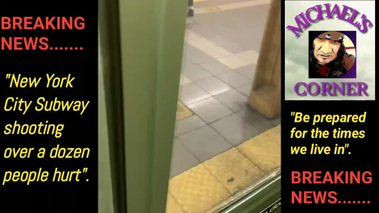 Breaking news, Subway shooting in New York leaves dozens injured