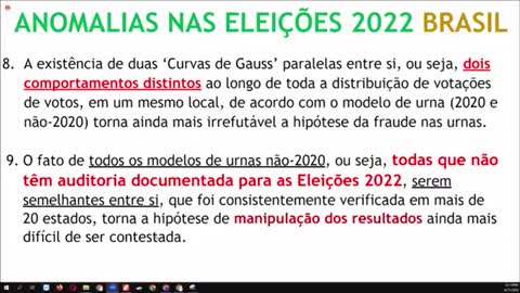 BRAZIL 2022 - ANOMALIES in the PRESIDENTIAL ELECTION - 2