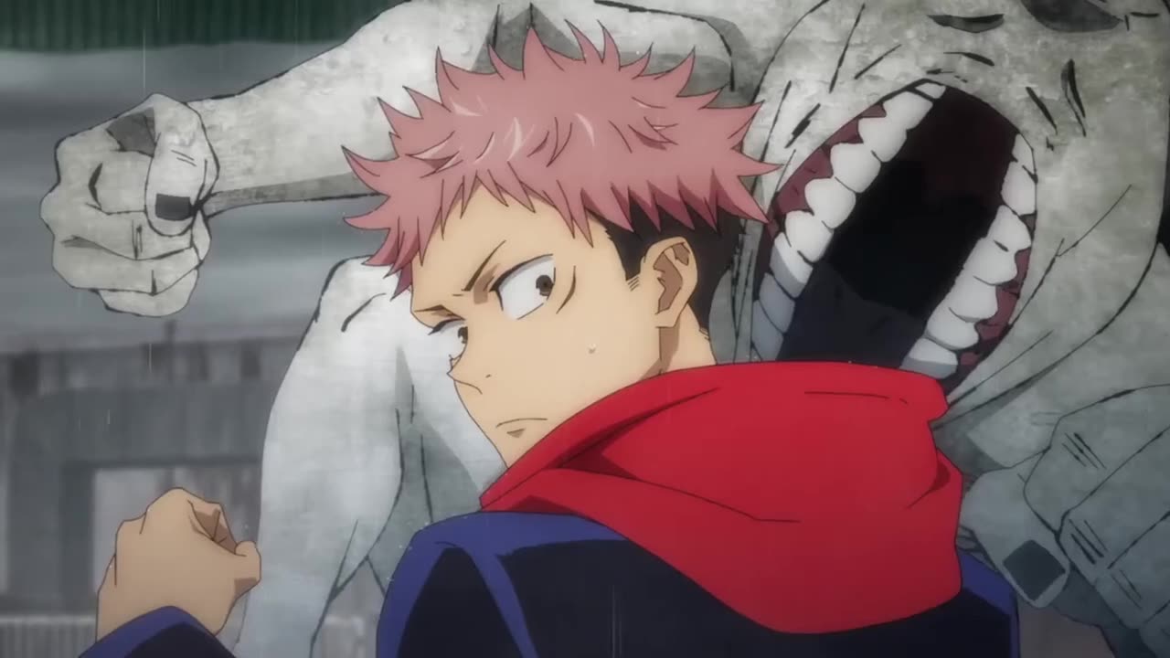 Itadori new lern new trick ( Jujutsu kaisen) fight scene