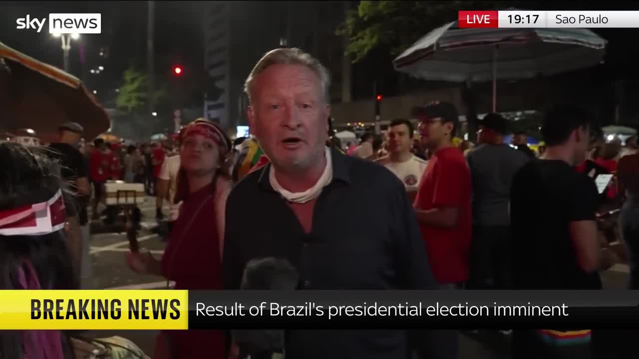Lula supporters jubilant in Sao Paulo as they smell victory