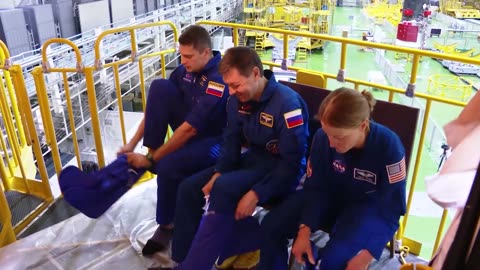 EXPEDITION 69-70 SPACE STATION CREW PREPARES FOR LAUNCH IN KAZAKHSTAN…