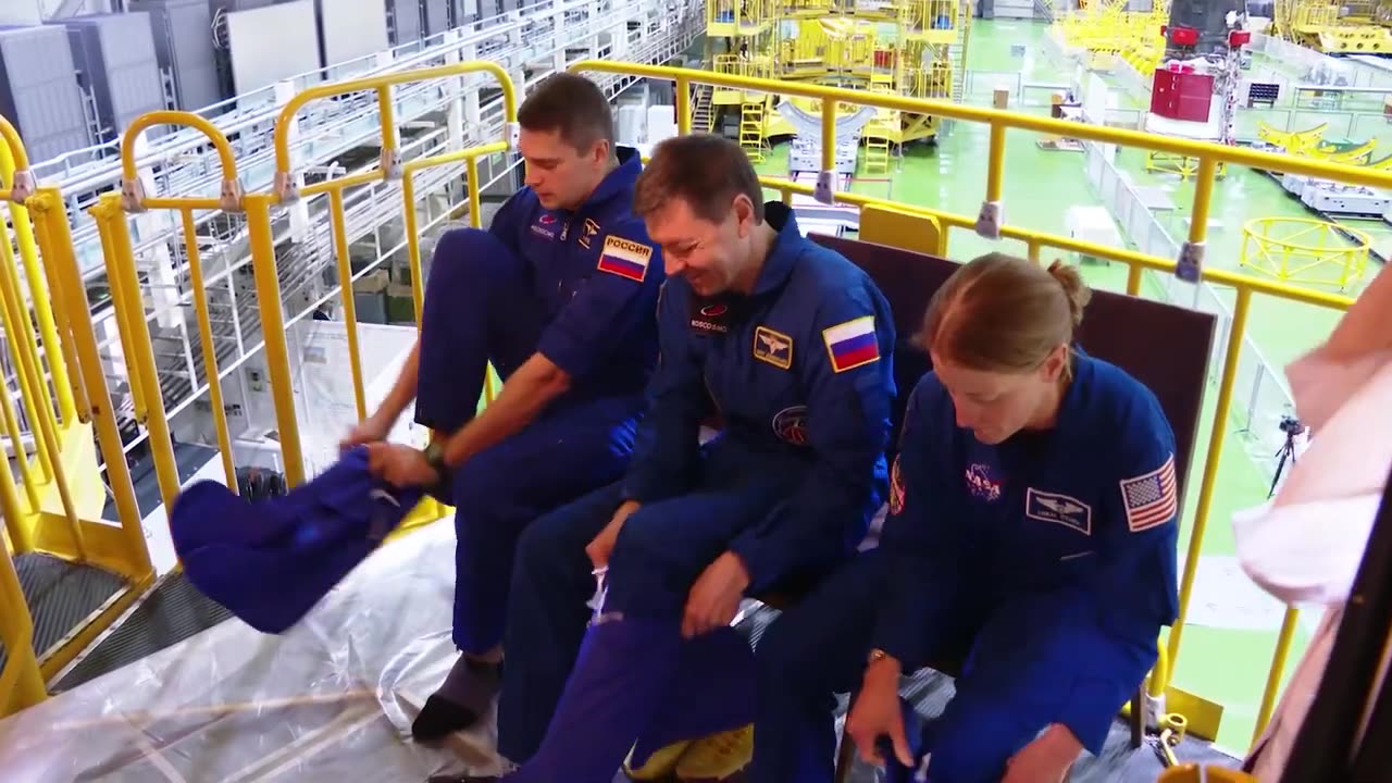 EXPEDITION 69-70 SPACE STATION CREW PREPARES FOR LAUNCH IN KAZAKHSTAN…