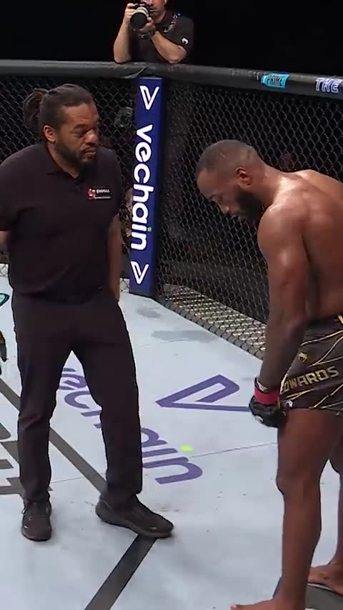 Edwards vs Usman 3 with NO COMMENTARY 🔥 #nocommentary