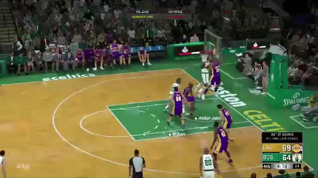 NBA 2K18 Lakers vs Celtics Part 2