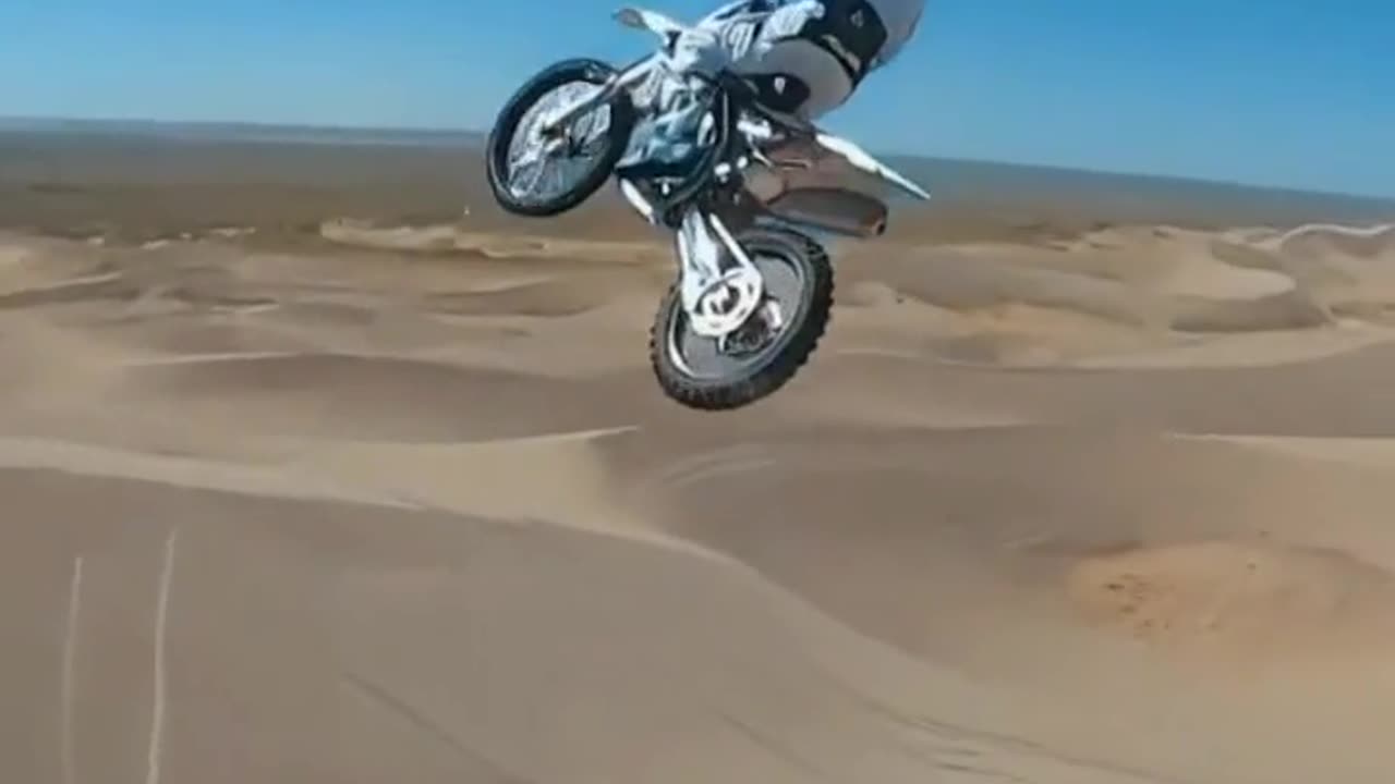 Bike ride in a send is incredible