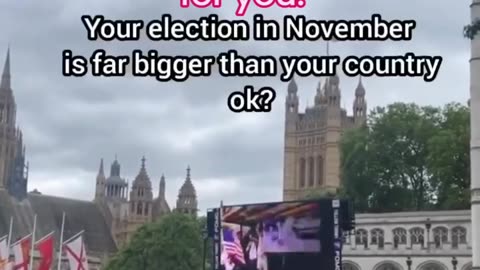 Englad has a message for America