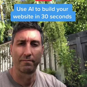 Get AI to build a website for you