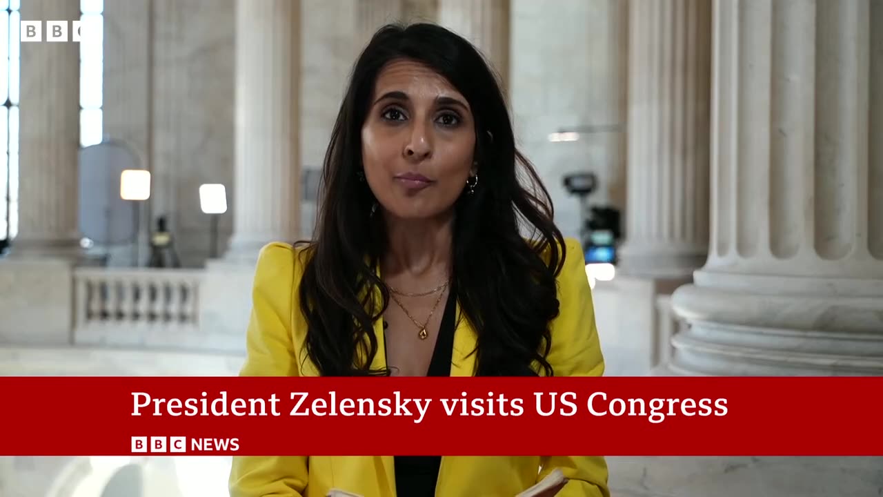 President Zelensky in last ditch US tour to plead for $61bn in aid (bbc news)