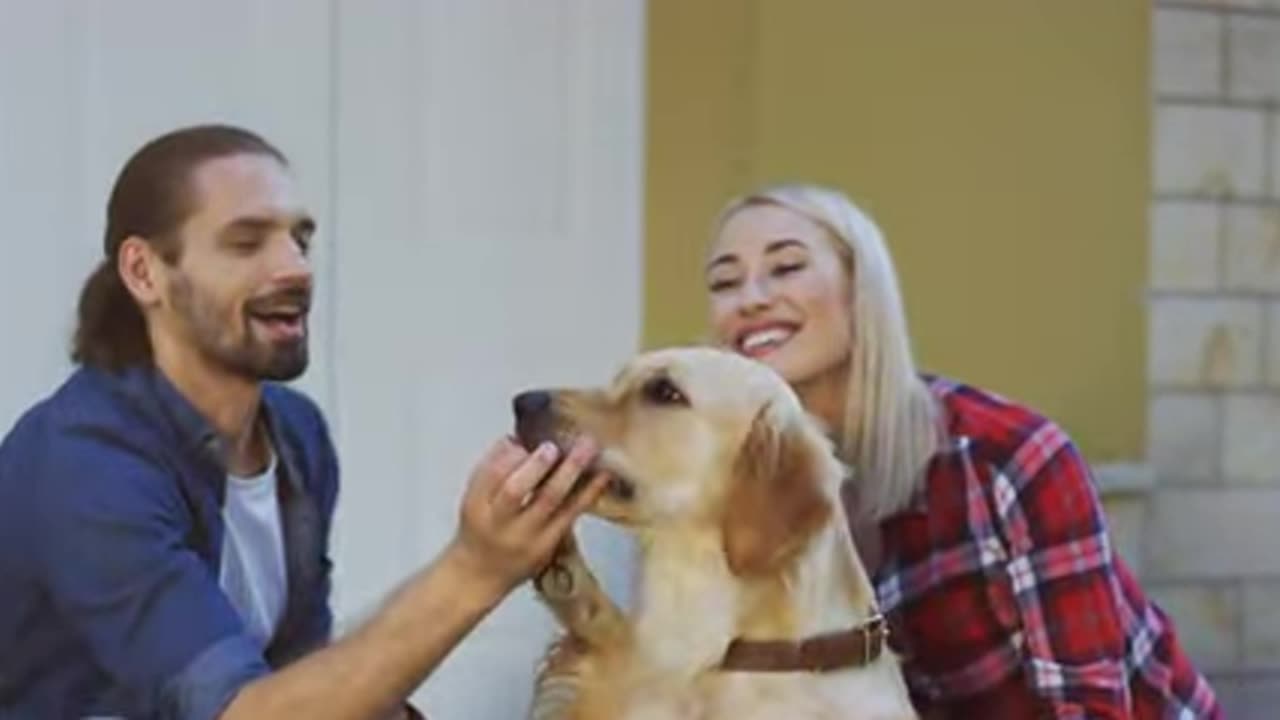 Close Up View Of Man Sitting With Her Girlfriend Outdoors