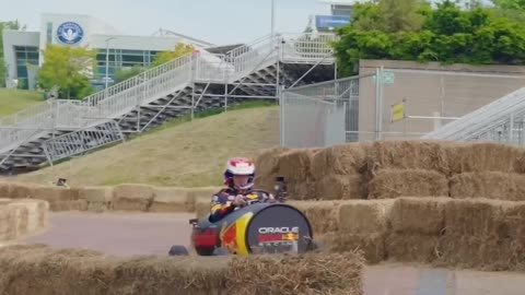 Max Verstappen Races Soapbox Car 🏁