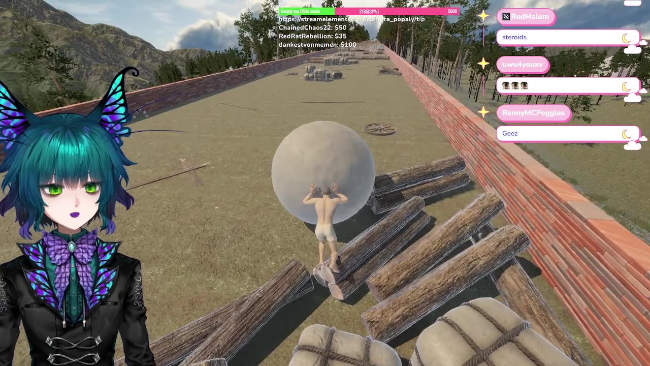 Spindra goes on insane rants while doing random nonsense.